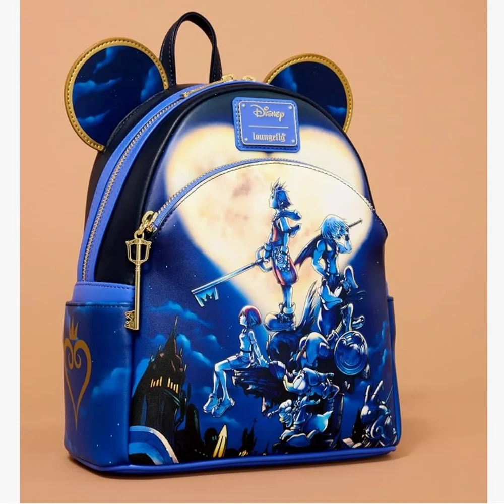 NWT Loungefly Disney Kingdom Hearts Mickey Mini-Backpack, Amazon Exclusive